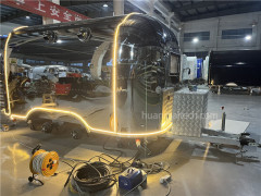 Airstream Food Trailer Outside LED Decoration