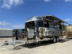 Grill Food Truck Ice Cream Food Trailer 580cm