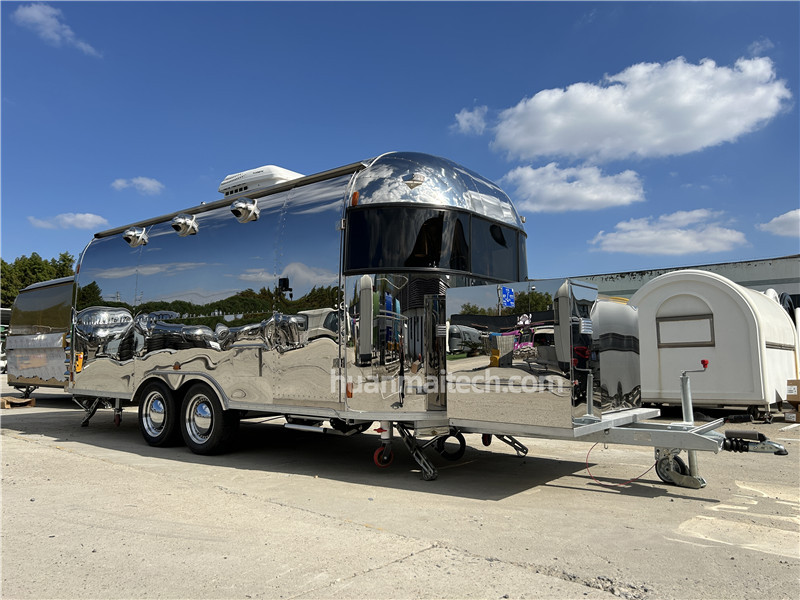 Grill Food Truck Ice Cream Food Trailer 580cm