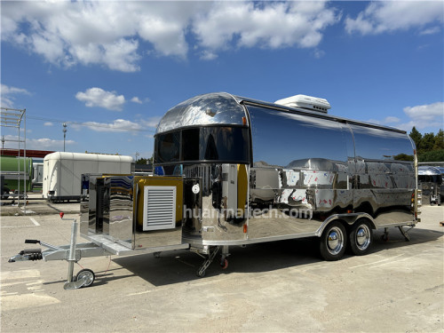 Grill Food Truck Ice Cream Food Trailer 580cm