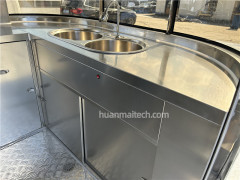 Grill Food Truck Ice Cream Food Trailer 580cm