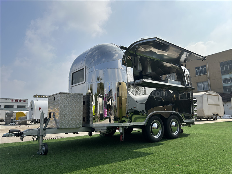 Burger Food Truck Beverage Food Trailer 400cm