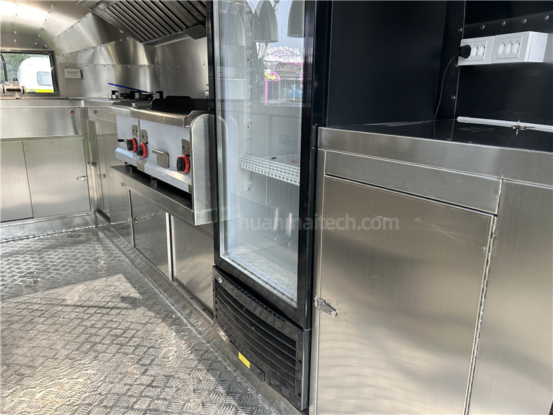Burger Food Truck Beverage Food Trailer 400cm