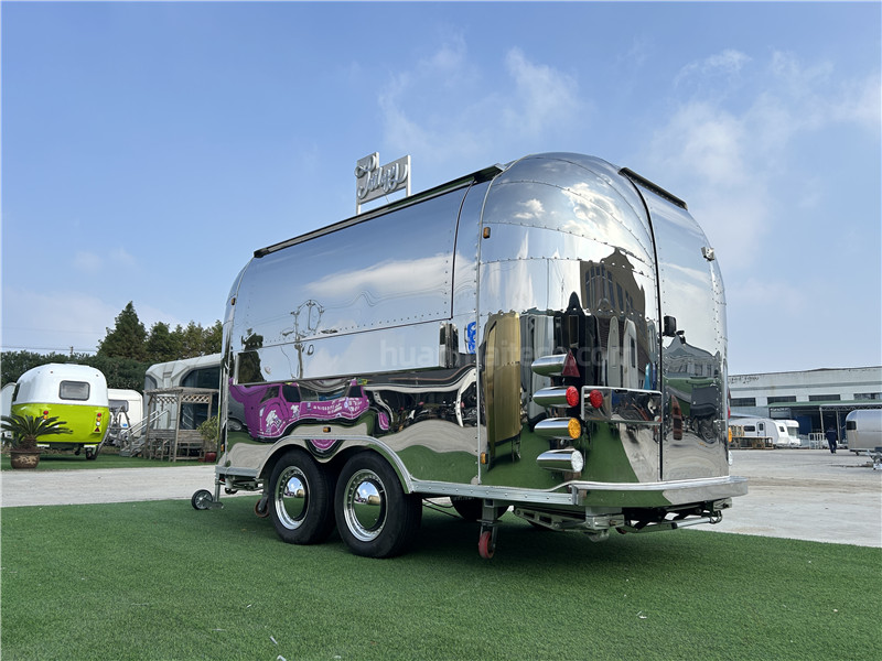 Burger Food Truck Beverage Food Trailer 400cm