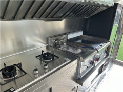 Burger Food Truck Beverage Food Trailer 400cm