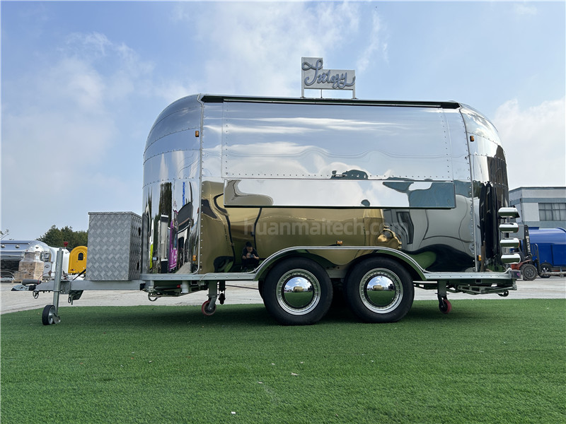 Burger Food Truck Beverage Food Trailer 400cm