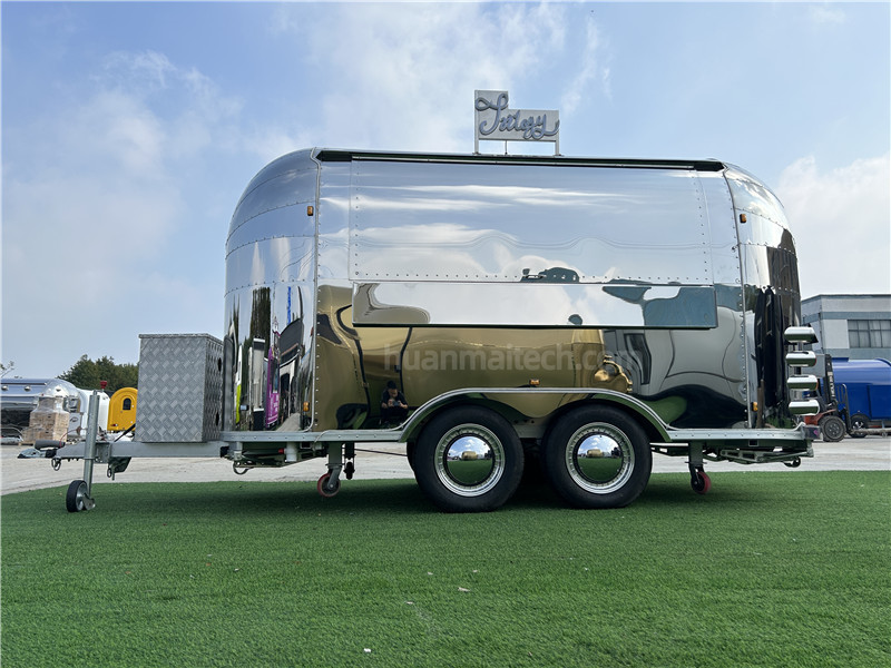 Burger Food Truck Beverage Food Trailer 400cm