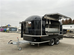 Airstream 4 Food Truck Black 400cm