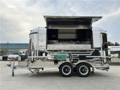 Airstream 4 Food Truck Silver 400cm