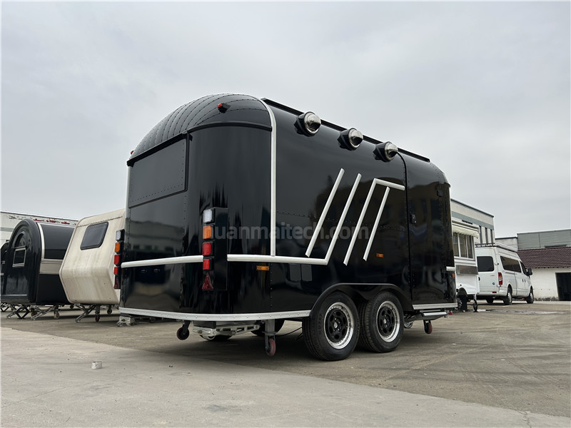 Airstream 4 Food Truck Black 400cm