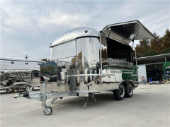Airstream 4 Food Truck Silver 400cm