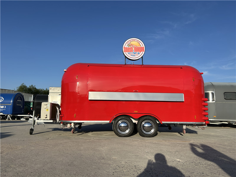 Smash Burger Trailer |Handcrafted Burgers & Fries Food Truck