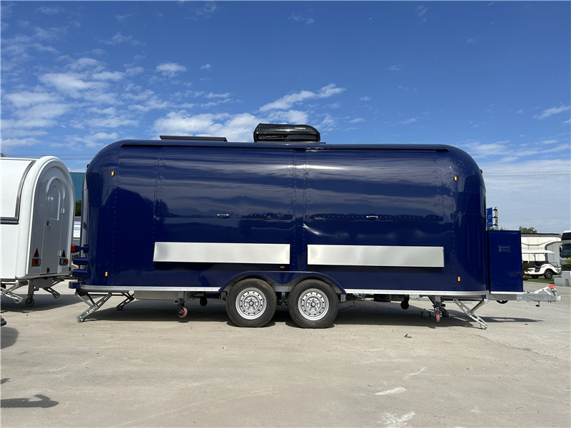 Gourmet Donuts & Cold Brew | Blue Airstream Food Truck