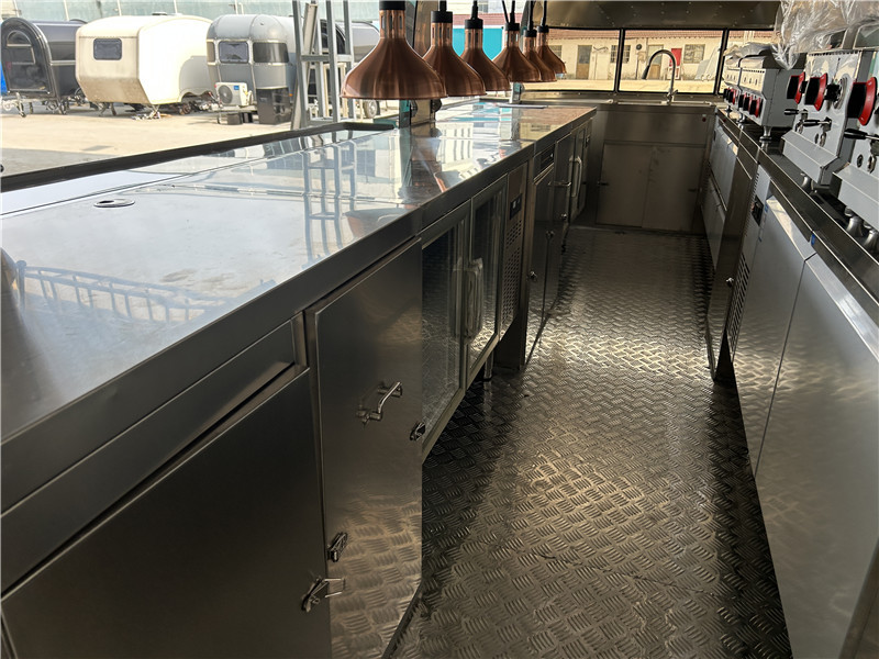 Tacos Food Truck Sandwiches Food Trailer 580cm