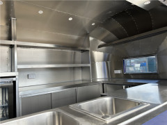 Gourmet Donuts & Cold Brew | Blue Airstream Food Truck