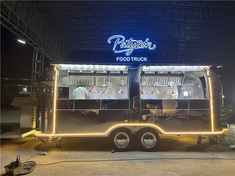 Tacos Food Truck Sandwiches Food Trailer 580cm