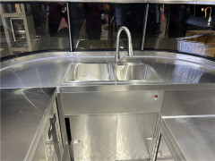 The Silver Airstream Coffee Trailer Nashville Hot Chicken Sandwich Food Truck