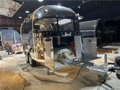 The Silver Airstream Coffee Trailer Nashville Hot Chicken Sandwich Food Truck