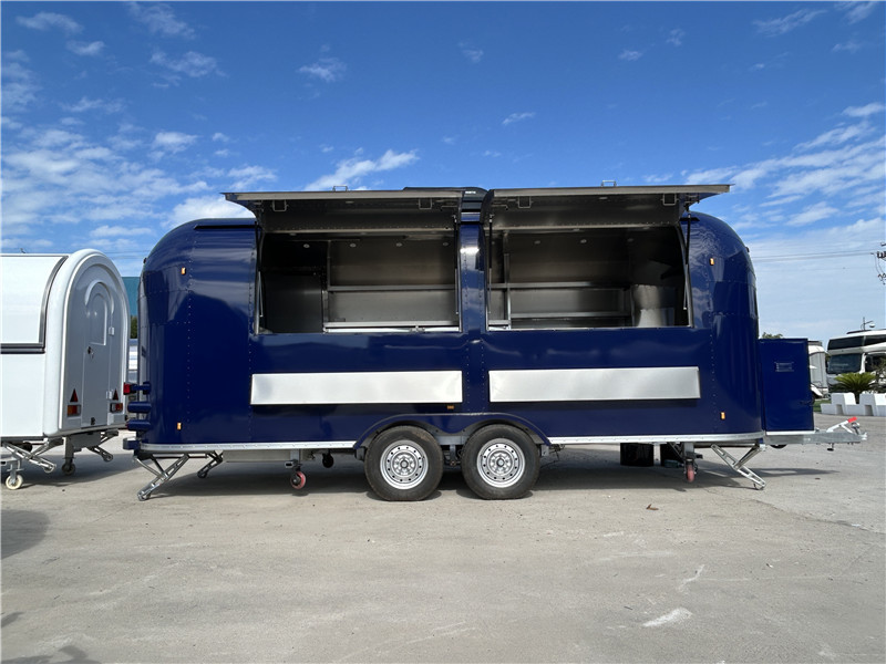Gourmet Donuts & Cold Brew | Blue Airstream Food Truck