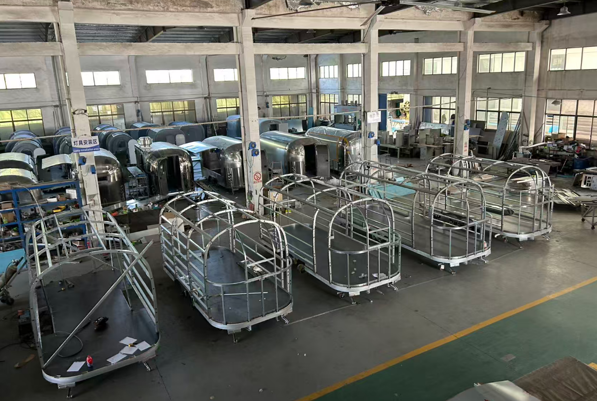 A new batch of Airstream food trailer orders is currently in production.