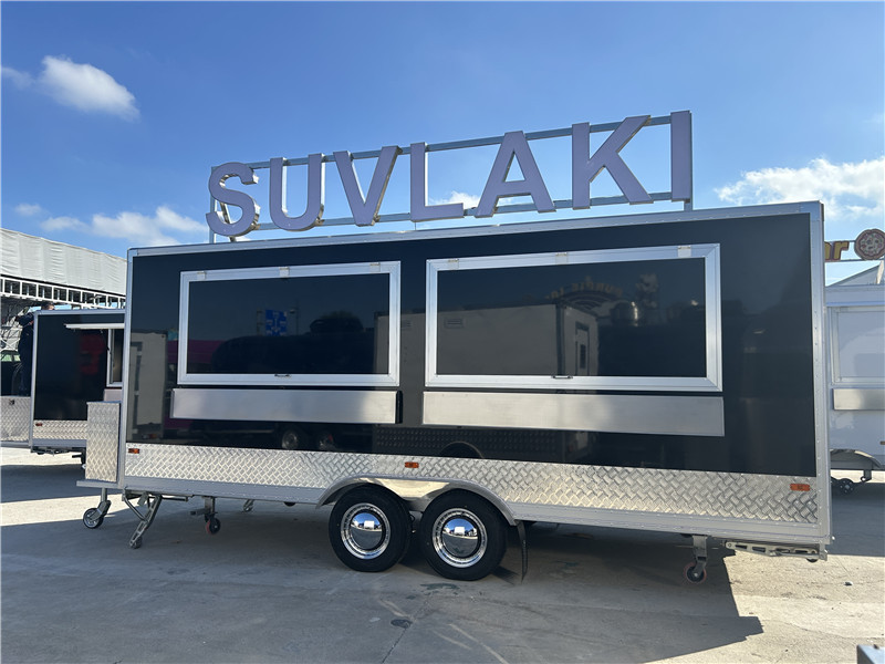 Best Tacos Food Trailer & Burger Food Truck 550cm