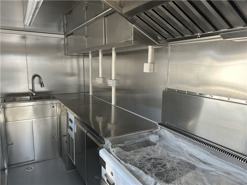 Burger Food Truck Food Trailer 400cm