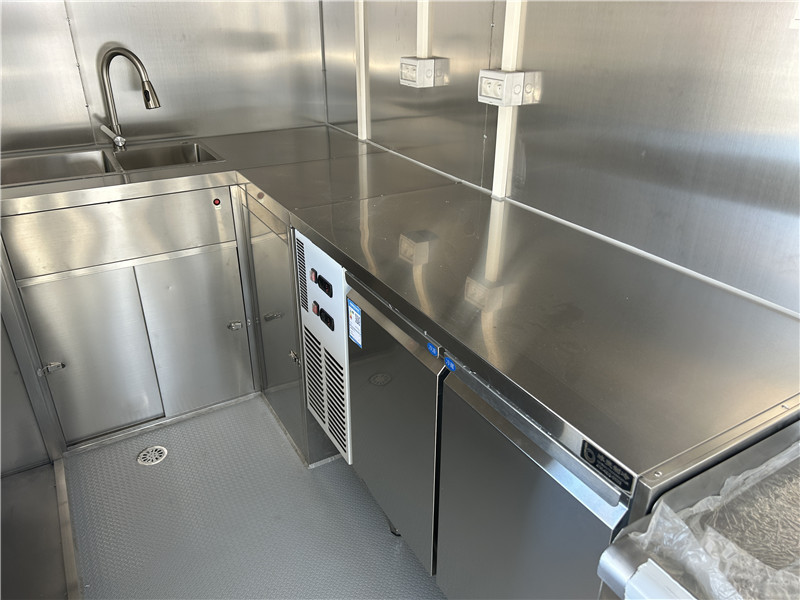 Burger Food Truck Food Trailer 400cm