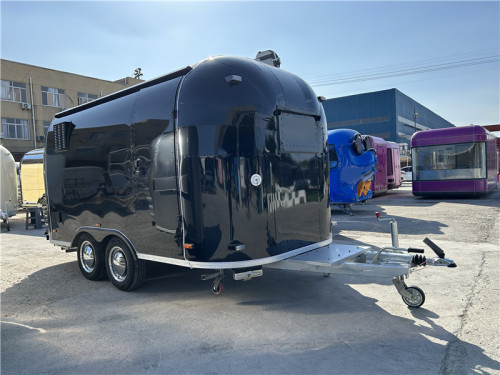 Pizza Food Truck European food trailers 450cm