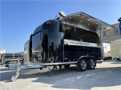 Pizza Food Truck European food trailers 450cm