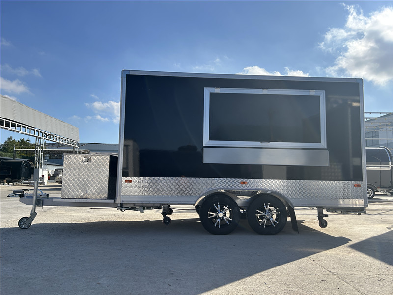 Burger Food Truck Food Trailer 400cm