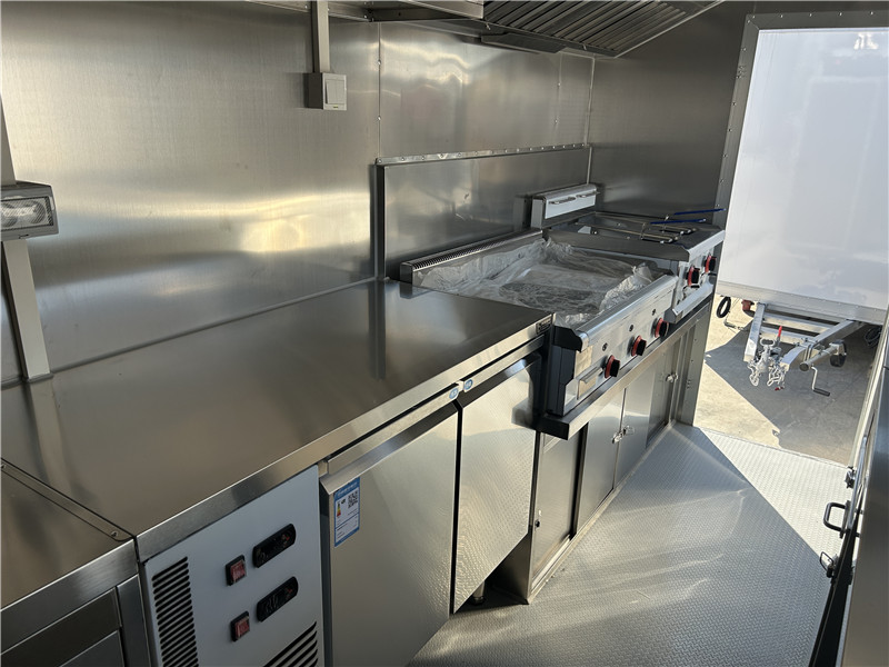 Burger Food Truck Food Trailer 400cm