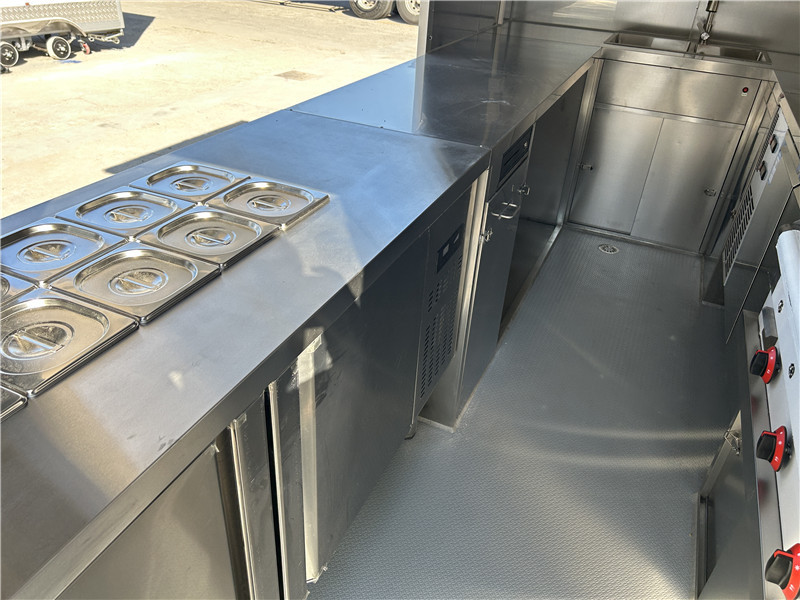 Burger Food Truck Food Trailer 400cm