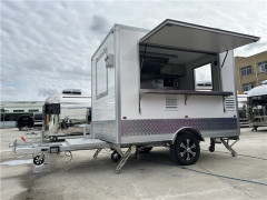 Small Box Food Trucks Concession Food Trailers 300cm