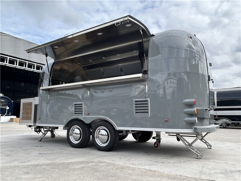 Airstream Food Trailer Food Truck 500cm Grey