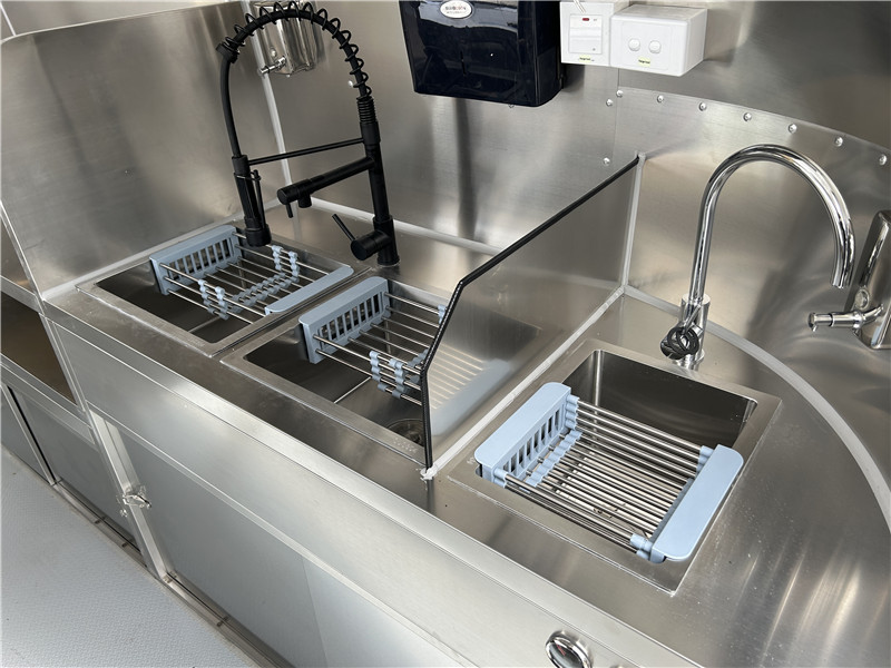 Airstream Burger Food Truck Ice Cream Food Trailer