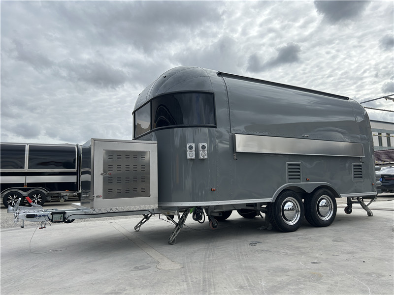 Airstream Food Trailer Food Truck 500cm Grey