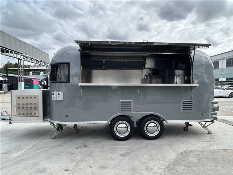 Airstream Food Trailer Food Truck 500cm Grey