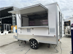 Small Box Food Trucks Concession Food Trailers 300cm