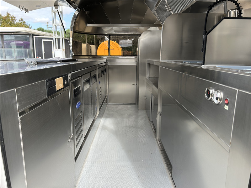 Airstream Burger Food Truck Ice Cream Food Trailer