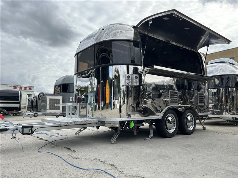 Airstream Burger Food Truck Ice Cream Food Trailer
