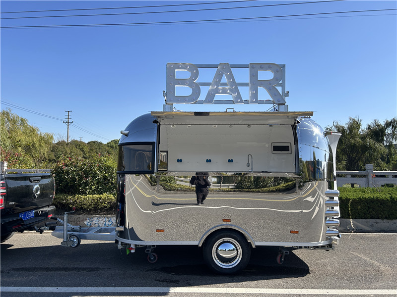 Airstream Food Trailer & Food Truck: Mobile Bar, Coffee, Drinks & Beverage Destination for Foodies