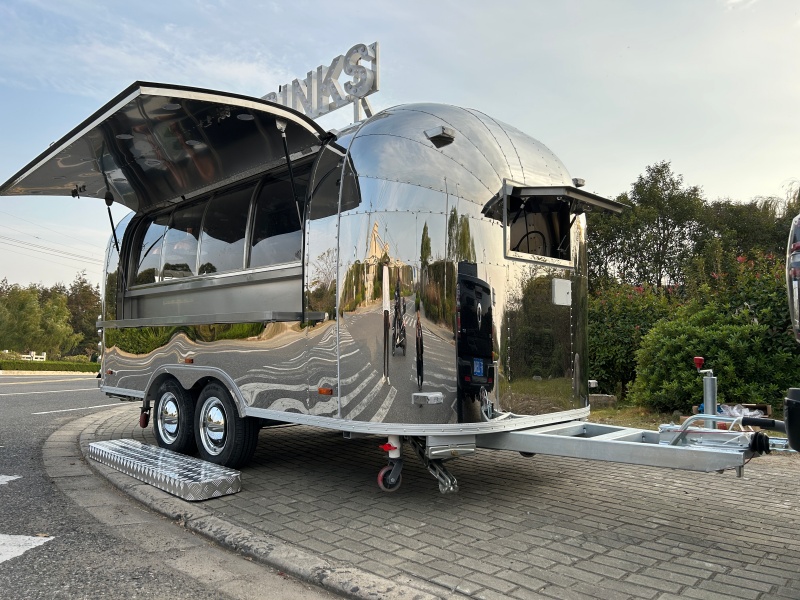 Airstream Food Trailer for Burger Business | Fully Equipped Mobile Kitchen