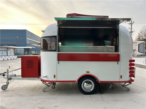 Custom 350cm Airstream Food Trailer | Budweiser Customized, EU COC Certified Mobile Food Truck