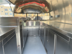 Custom 350cm Airstream Food Trailer | Budweiser Customized, EU COC Certified Mobile Food Truck
