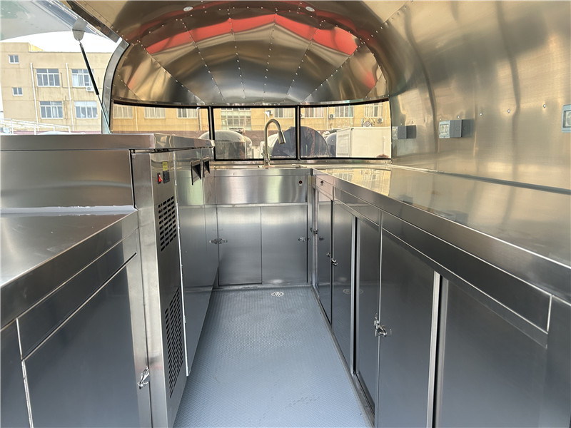 Custom 350cm Airstream Food Trailer | Budweiser Customized, EU COC Certified Mobile Food Truck
