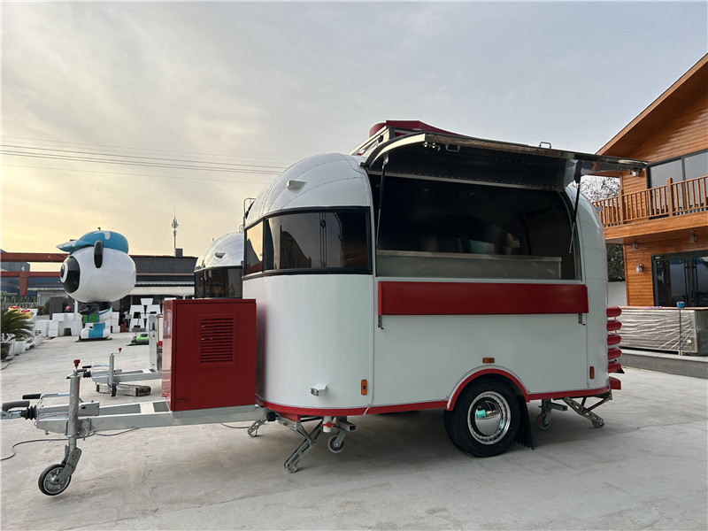 Custom 350cm Airstream Food Trailer | Budweiser Customized, EU COC Certified Mobile Food Truck