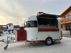 Custom 350cm Airstream Food Trailer | Budweiser Customized, EU COC Certified Mobile Food Truck
