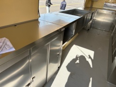 Custom Pink Airstream Food Trailer | 6 Meter Mobile Food Business Trailer