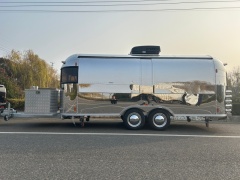580cm Airstream Style Mobile Food Trailer | Complete Commercial Cooking Kitchen