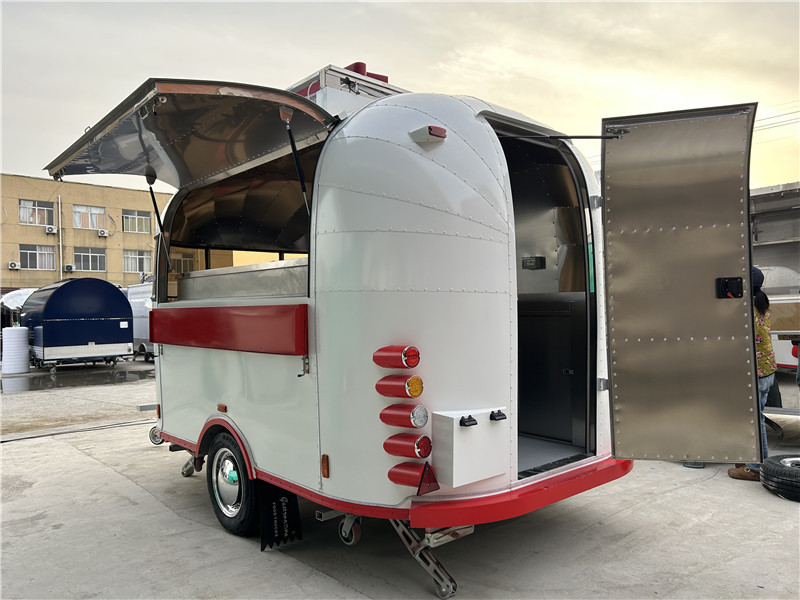 Custom 350cm Airstream Food Trailer | Budweiser Customized, EU COC Certified Mobile Food Truck